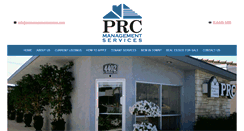 Desktop Screenshot of prcmanagementservices.com