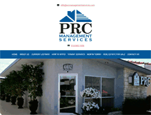 Tablet Screenshot of prcmanagementservices.com